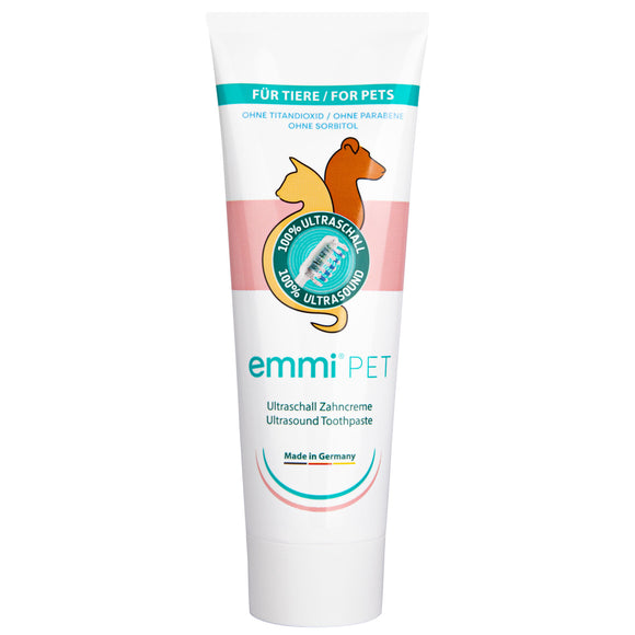 Emmi-Pet Ultrasound Toothpaste 75ml – Gentle Formula Compatible with Ultrasonic Toothbrushes