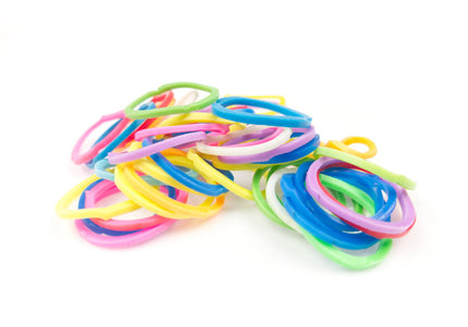 Shernbao Colorful Latex Grooming Bands – Durable, Flexible Pack of 500