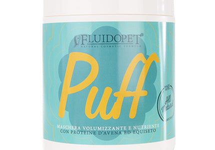 FluidoPet Puff Volumizing Mask – Coat-Enhancing Formula, 1L, Adds Fullness and Shine