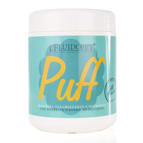 FluidoPet Puff Volumizing Mask – Coat-Enhancing Formula, 1L, Adds Fullness and Shine