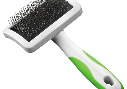 Andis Medium Firm Slicker Brush – Small Size, Medium Hardness, Gentle Detangling Tool