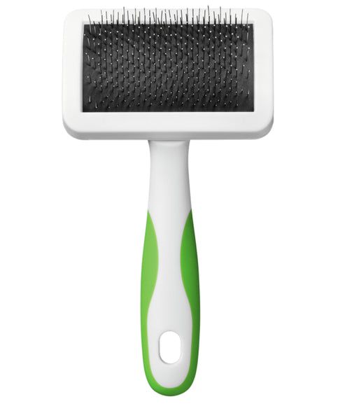 Andis Medium Firm Slicker Brush – Small Size, Medium Hardness, Gentle Detangling Tool