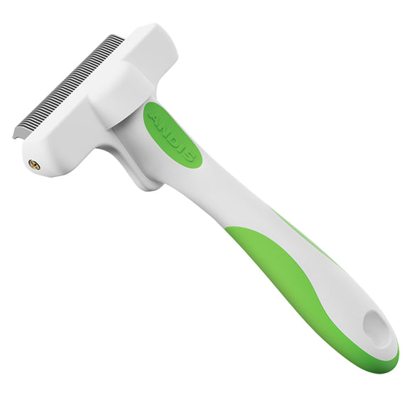 Andis Fine Tooth Deshedding Rake – Densely Spaced Hook Trimmer for Efficient Coat Removal