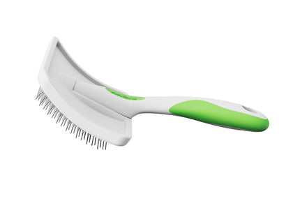 Andis Soft-Tooth Slicker Brush – Gentle Pin Brush with Flexible Bristles for Sensitive Coats