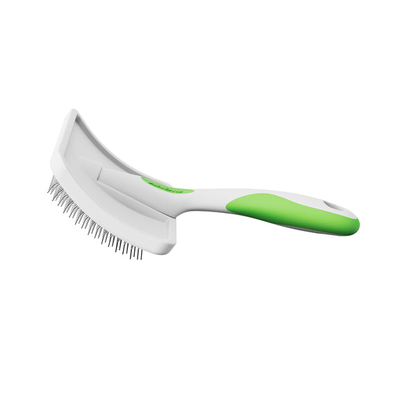 Andis Soft-Tooth Slicker Brush – Gentle Pin Brush with Flexible Bristles for Sensitive Coats