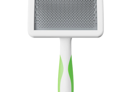 Andis Soft-Tooth Slicker Brush – Gentle Pin Brush with Flexible Bristles for Sensitive Coats