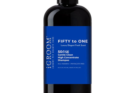 iGroom So Gentle Clean High Concentrate Shampoo 473ml – Mild Formula, 50:1 Dilution Ratio