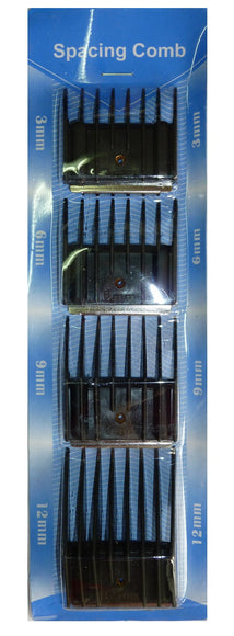 Snap-On Razor Attachments Set – Precision Guide Combs, Durable Snap-Fit, 4 Pack