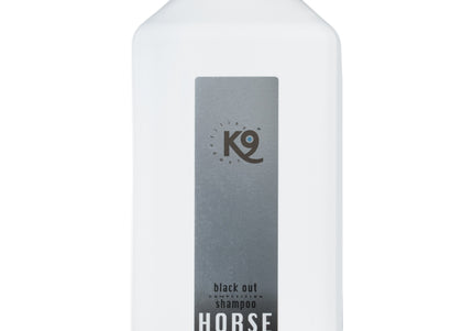 K9 Horse Black Out Shampoo – Concentrated Formula for Dark and Black Coats, 2.7L