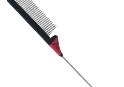 Ideal Dog Parting Comb – Metal Tip, Long Needles, Precise Sectioning Tool