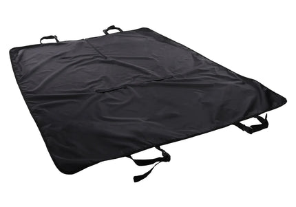 Flamingo Jort Split Dog Car Seat Cover – Black, 156x128cm, Durable Waterproof Protection