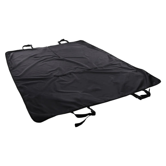 Flamingo Jort Split Dog Car Seat Cover – Black, 156x128cm, Durable Waterproof Protection