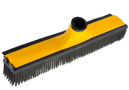 V7 Rubber Grooming Broom – Telescopic Pole, Innovative Red Design, Efficient Hair Removal