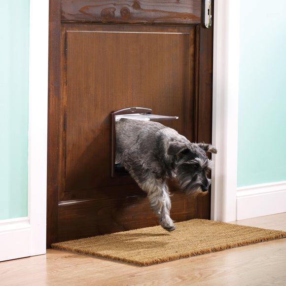 PetSafe Staywell Original 2-Way Pet Door – Classic Brown Small Size, Durable Design