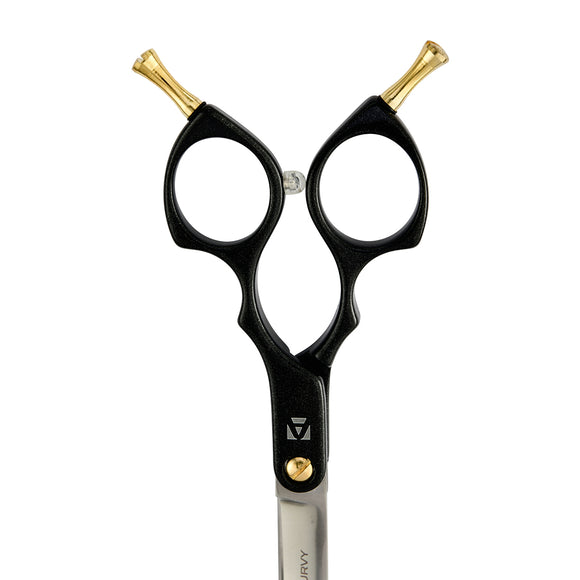 Artero Fusion Black Curvy Scissors – Lightweight 6-Inch Professional Asian Fusion Haircutting Tool