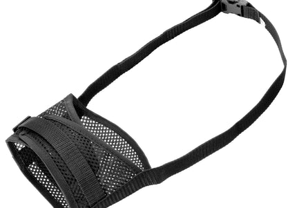 Blovi Mesh Dog Muzzle – Adjustable, Breathable Design with Secure Fit and Durable Construction