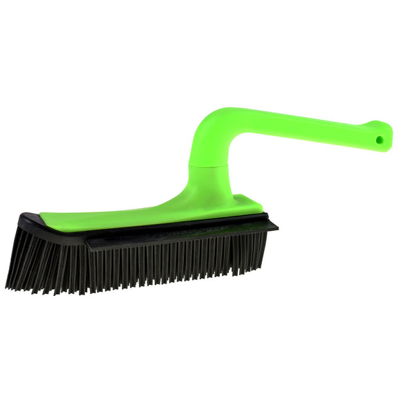 V7 Hand-Held Rubber Brush and Dustpan – Innovative Red Cleaning Duo, Ergonomic Design