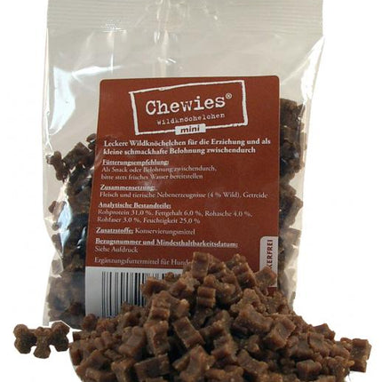 Chewies Tasty Venison Mini Cube Training Treats - 125 g
