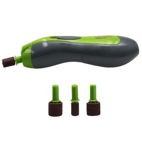 Moser Cordless Nail Grinder – Battery-Powered Dual Rotation Grooming Tool, Ergonomic Design