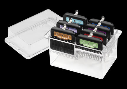 Andis 7-Piece Plastic Attachment Comb Set – Snap-On Blade No. 10 Compatible with Storage Case