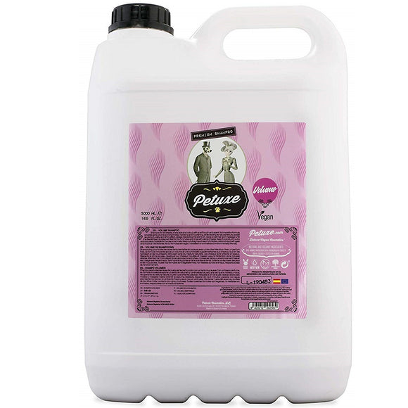 Petuxe Volume Shampoo – Vegan Formula, 5L, Enhances Coat Fullness and Shine