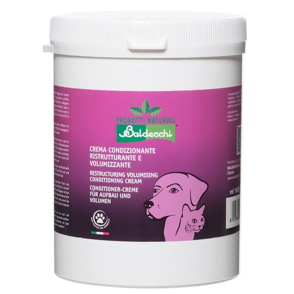 Baldecchi Restructuring Volumising Conditioning Cream – Collagen and Keratin Concentrate, 1L