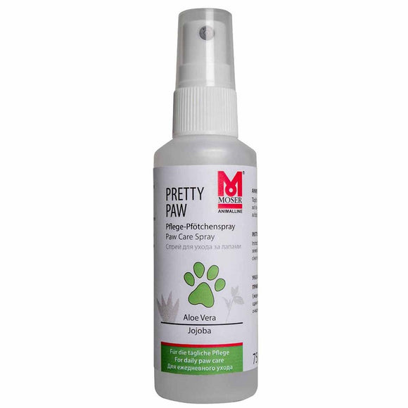 Moser Pretty Paw Nourishing Paw Care Spray 75ml – Moisturizing Formula with Atomizer