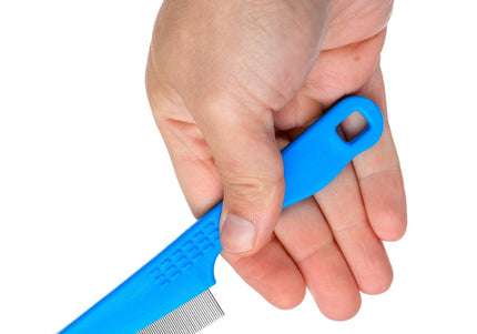 Groom Professional Double-Row Flea Comb – Mini Fine-Tooth Design, Effective Flea and Egg Removal