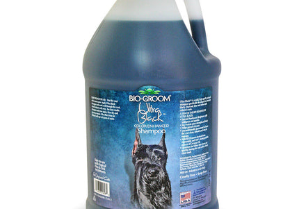 Bio-Groom Ultra Black Shampoo – Color-Enhancing Concentrate, 3.8L, Intensifies Black Coats