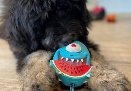 Max&Molly Bubba King Monster Dog Toy – 33cm Multifunctional Squeaker Design