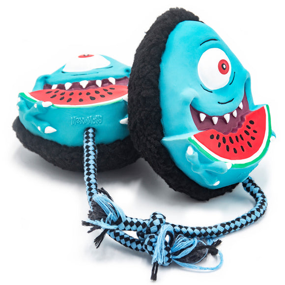 Max&Molly Bubba King Monster Dog Toy – 33cm Multifunctional Squeaker Design