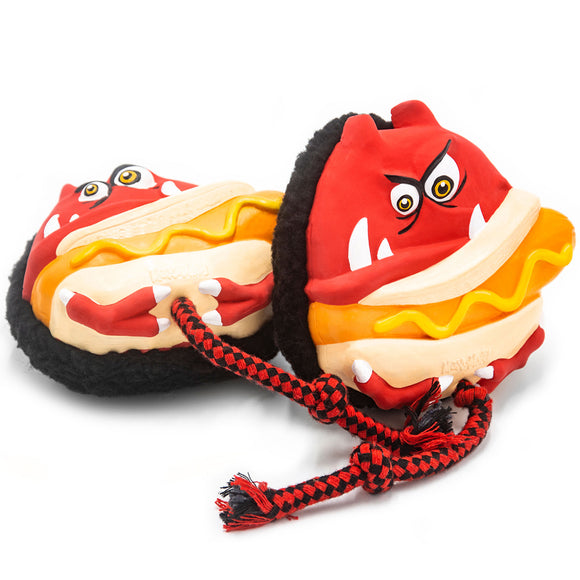 Max&Molly Paco El Diablo Monster Dog Toy – 28cm Multifunctional Squeaker Design