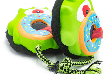 Max&Molly Bob the Blob 30cm Dog Toy – Multifunctional Monster Design with Squeaker