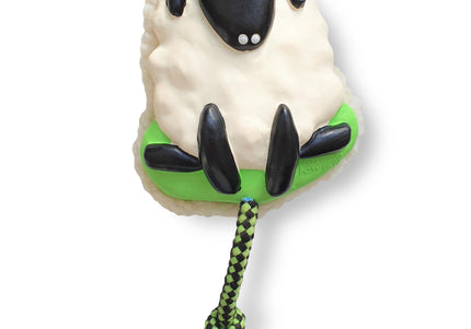 Max&Molly Woody The Sheep Plush Toy – Multifunctional 30cm Squeaker Sheep, Durable Design