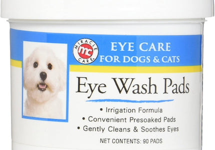 Miracle Care Eye Wash Pads – Soft Cotton Cleansing Discs, Gentle Eye Hygiene, 90 Pack