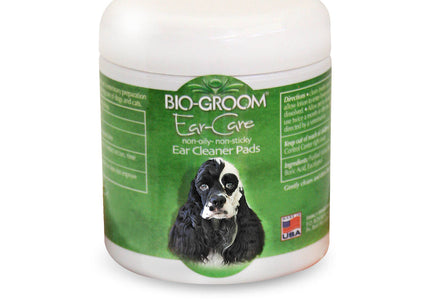 Bio-Groom Ear-Care Pads – Soft Cotton Cleansing Discs, 25 Pack, Gentle Hygiene Solution