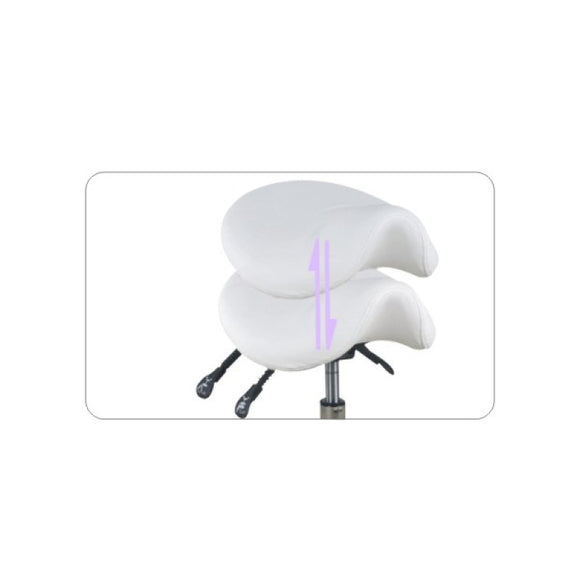 Giovanni Exclusive Grooming Chair – White, Ergonomic Design with Adjustable Height and Comfort Padding