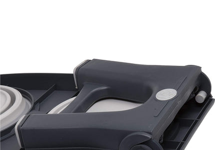 Dexas Adjustable Height Feeder – Elevated Double Bowl Stand, Blue, Customizable Levels