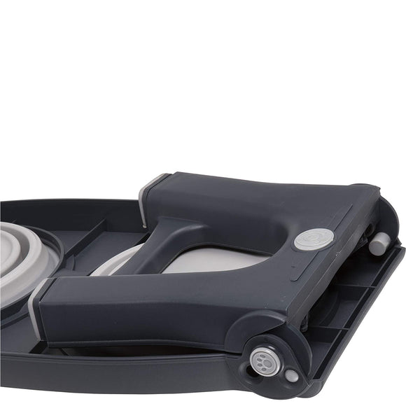 Dexas Adjustable Height Feeder – Elevated Double Bowl Stand, Blue, Customizable Levels