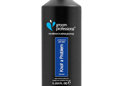 Groom Professional Knot a Problem Detangling Spray – 1L, Fast-Acting Formula for Tough Knots