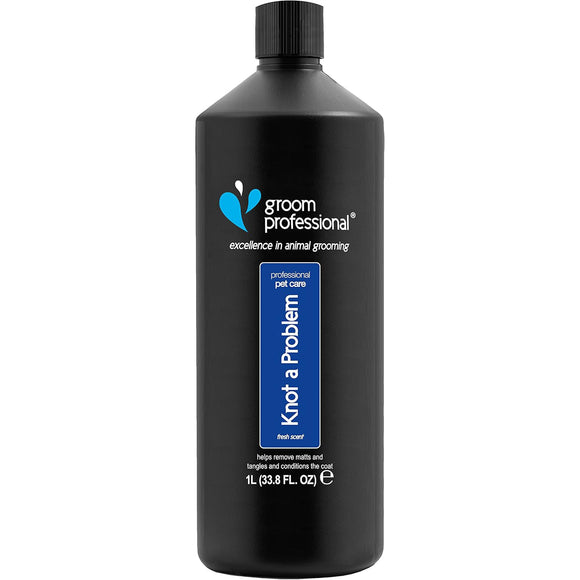 Groom Professional Knot a Problem Detangling Spray – 1L, Fast-Acting Formula for Tough Knots