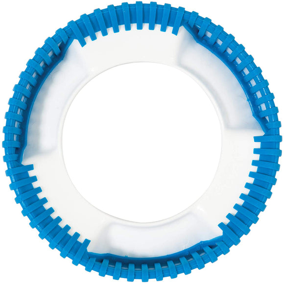 Chuckit! Rugged Fetchwheel 20cm – Durable Floating Ring Toy, Blue, Long-Lasting Design