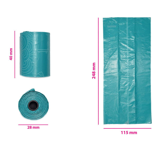 KONG Mini HandiPOD Pick Up Bag Refills – Degradable Small Waste Bags, 4 Packs of 10