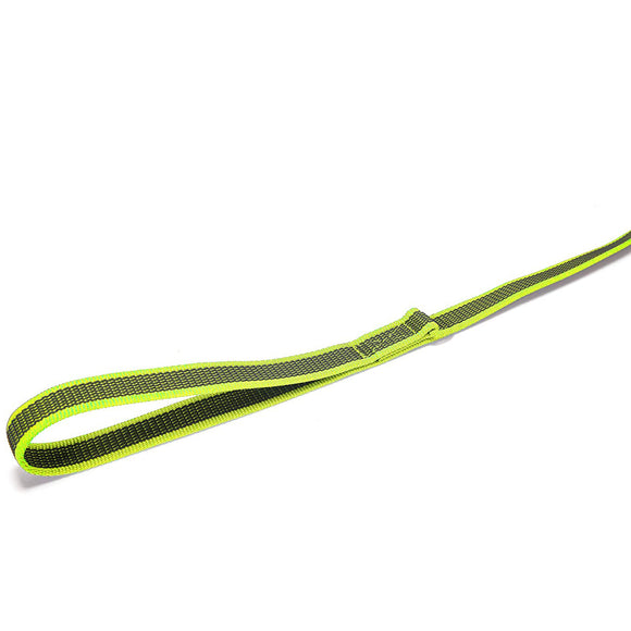 Julius K9 Color & Gray Supergrip Leash – Anti-Slip Neon Yellow, 120cm x 14mm, Ergonomic Handle