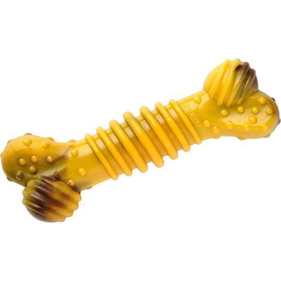 Nylabone Extreme Texture Beef and Cheese Bone – XL Dental Chew, Durable Flavor-Infused Design