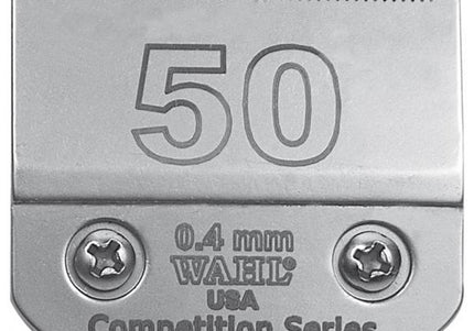 Wahl Competition Series No. 50 Surgical Blade – 0.4mm Precision Stainless Steel, Ultra-Fine Cut