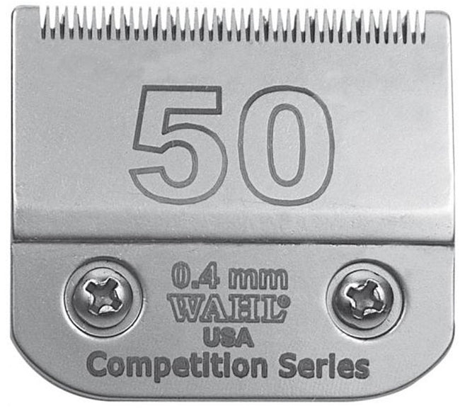 Wahl Competition Series No. 50 Surgical Blade – 0.4mm Precision Stainless Steel, Ultra-Fine Cut