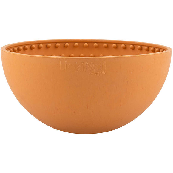 Lickimat Wobble Licking Bowl – Purple Textured Slow-Feed Design, Promotes Calm and Healthy Eating