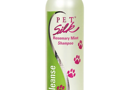 Pet Silk Rosemary Mint Shampoo – Nourishing Concentrate with Peppermint, Revitalizes All Coat Types, 473ml