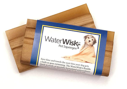 EquiGroomer WaterWisk 5-Inch Rubber Squeegee Brush – Fast-Drying, Gentle Water Removal Tool